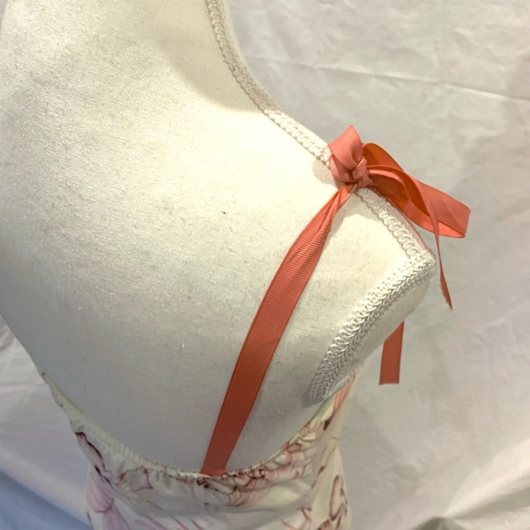 True Vintage Floral Women's Garden Dress Cotton Medium Stretch Y2K Whimsy Preppy - Picture 7 of 12